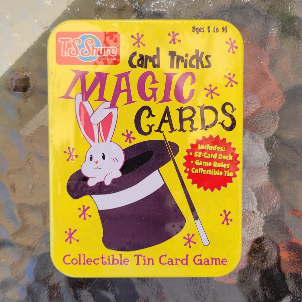 NWT Collectible Tin Card Game - Magic Cards & Card Tricks SEALED